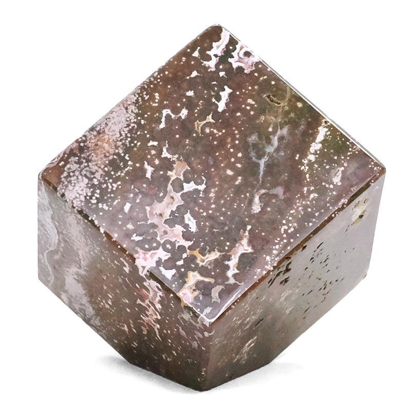 1.58kg Madagascar Ocean Jasper Crystal Cube P2282 3 Madagascar Ocean Jasper Crystal Cube P2282 | Crystal Factory