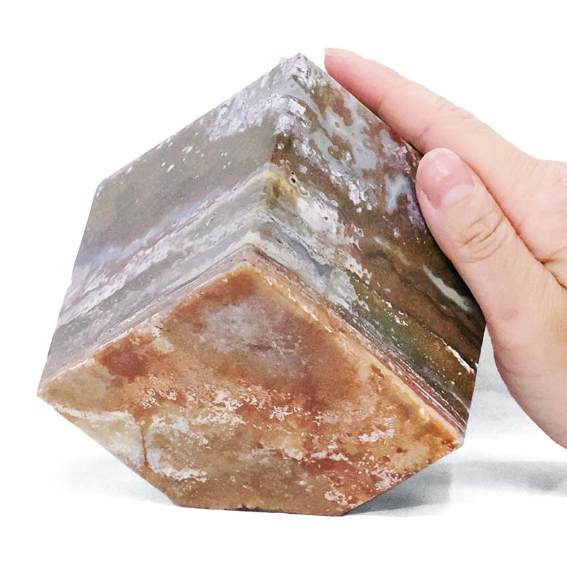 1.40kg Madagascar Ocean Jasper Crystal Cube P2284 5 Madagascar Ocean Jasper Crystal Cube P2284 | Crystal Factory