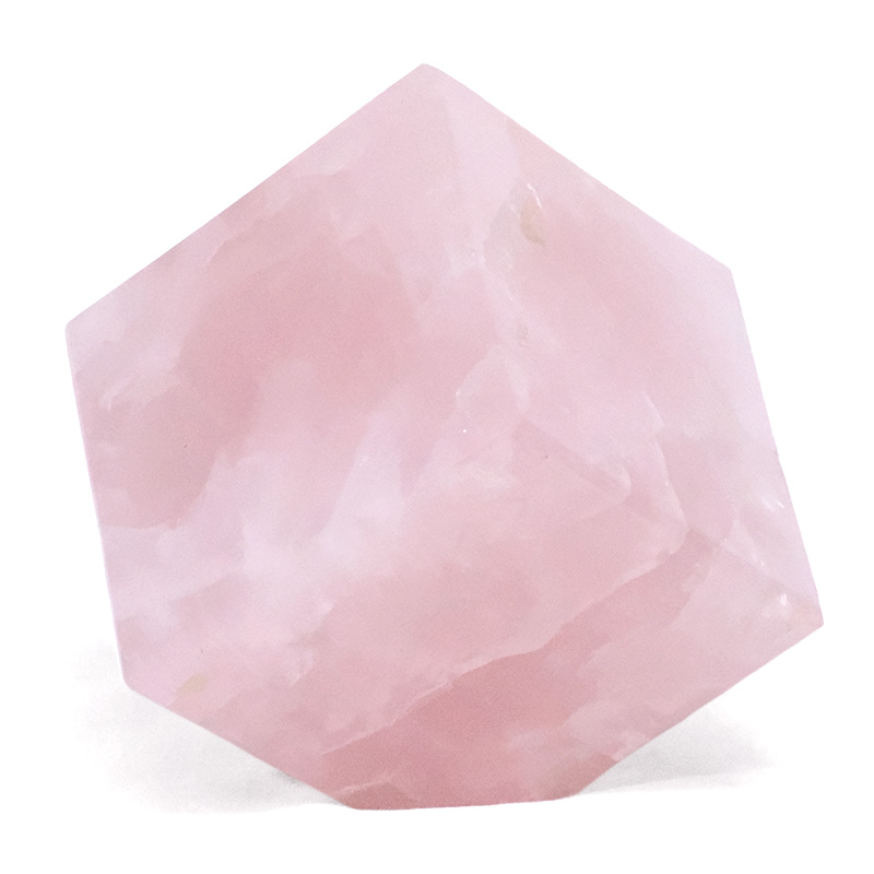 1.59kg Madagascar Rose Quartz Crystal Cube P2285 4 Madagascar Rose Quartz Crystal Cube P2285 | Crystal Factory