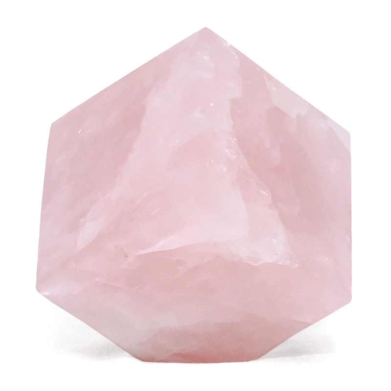 1.73kg Madagascar Rose Quartz Crystal Cube P2286 4 Madagascar Rose Quartz Crystal Cube P2286 | Crystal Factory