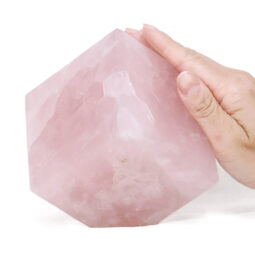 1.73kg Madagascar Rose Quartz Crystal Cube P2286 7 Madagascar Rose Quartz Crystal Cube P2286 | Crystal Factory