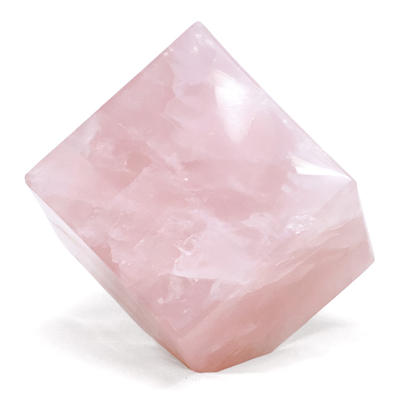 3.50kg Madagascar Rose Quartz Crystal Cube P2287 2 Madagascar Rose Quartz Crystal Cube P2287 | Crystal Factory