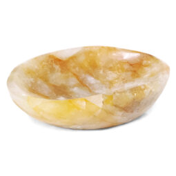 Madagascar Yellow Hematoid Quartz Crystal Bowl P2267 | Crystal Factory