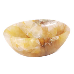 Madagascar Yellow Hematoid Quartz Crystal Bowl P2269 | Crystal Factory